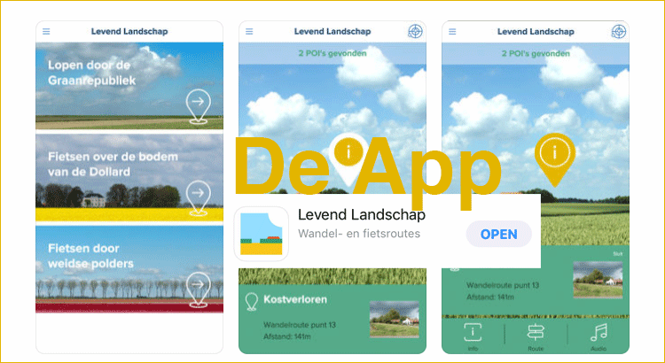 Levend landschap de app